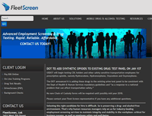 Tablet Screenshot of fleetscreen.com